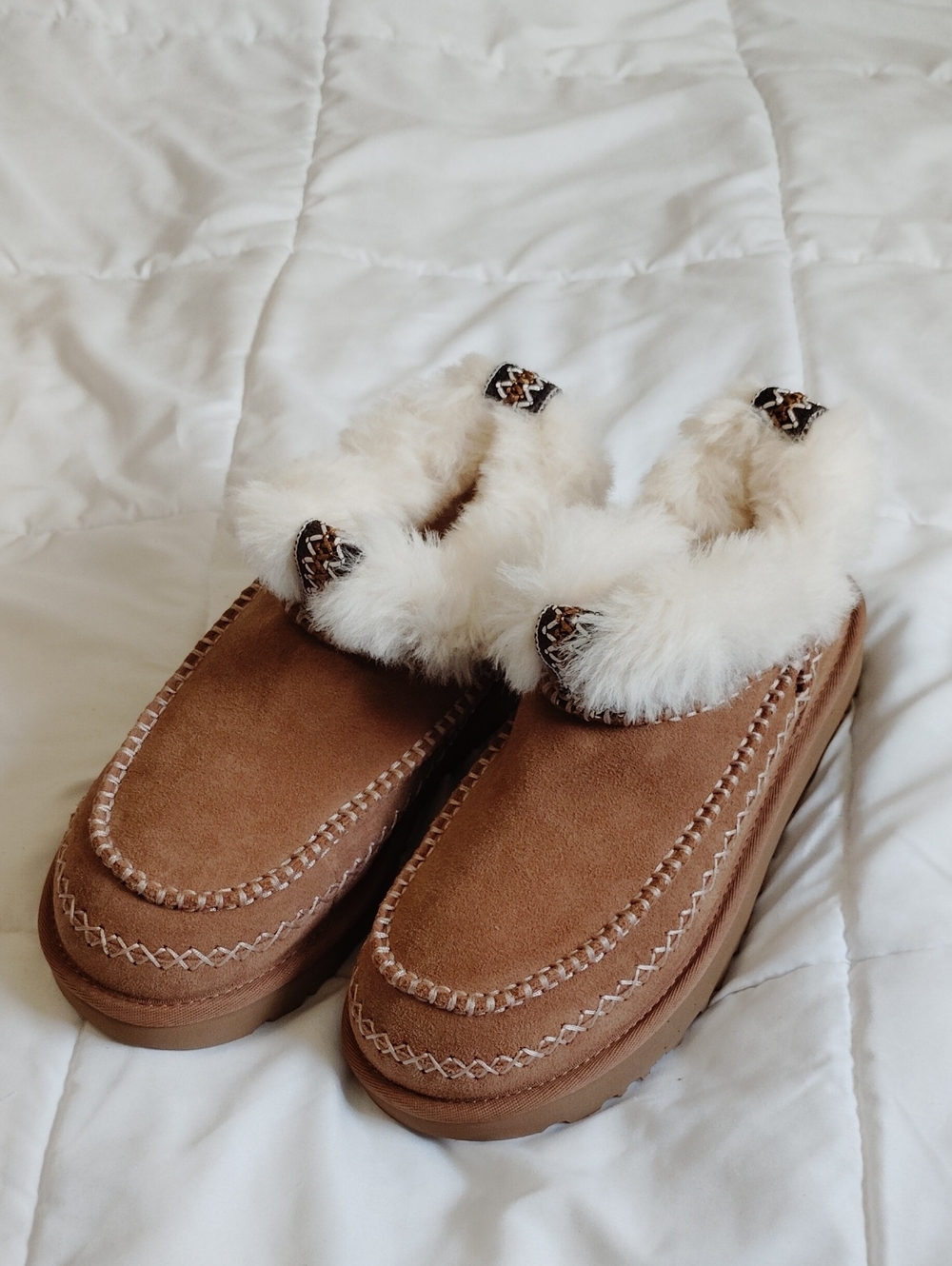 UGG Chestnut Suede Low Boots Size 7